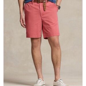 Polo Ralph Lauren Men's Coral Flat Front Shorts